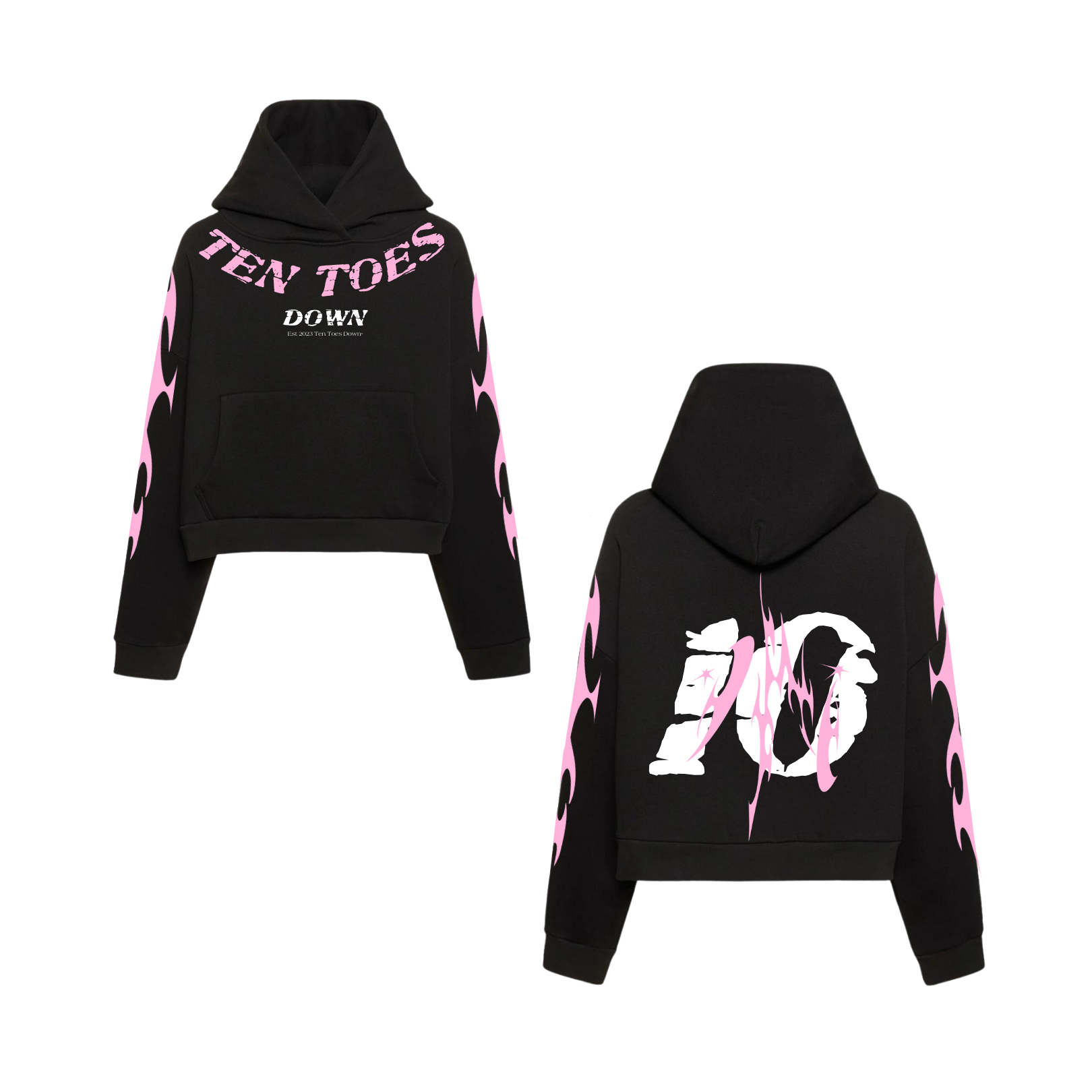 TTD Flame Terry Hoodie (Limited Edition Pink)