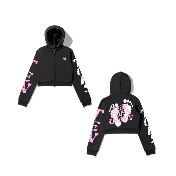 TTD Crop Top Full Zip Body Bag Jacket (Limited Edition)